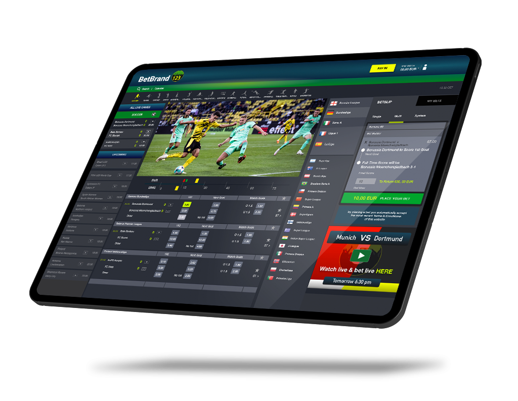 Live streaming for online bookmaker